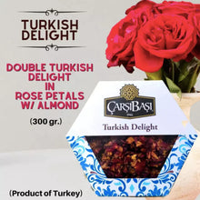 Load image into Gallery viewer, 【皇牌產品】【送禮首選】土耳其玫瑰花瓣杏仁軟糖 Turkish Delight in Rose Petal &amp; Almond 250g
