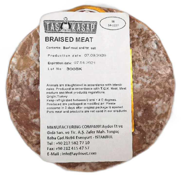 TAŞKASAP BRAISED MEAT - 100% BEEF 200g
