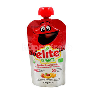 ELITE Organic Pouch Puree Red (Apple, Banana, Strawberry, Melon)  有機果蓉唧唧裝120g