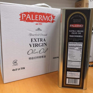 PALERMO特級初榨冷壓橄欖油 Premium Extra Virgin Cold Pressed Olive Oil 5L